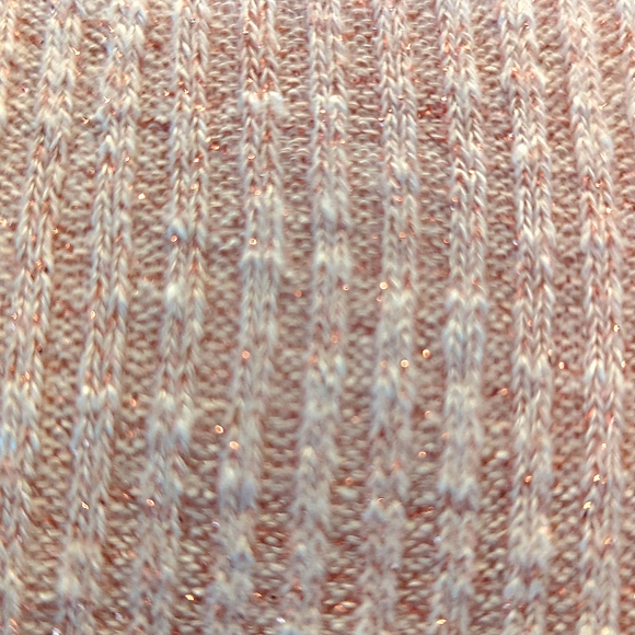 WE THE FREE  LUREX/Shimmer BABY BELLA TEE Medium PINK - Picture 6 of 16